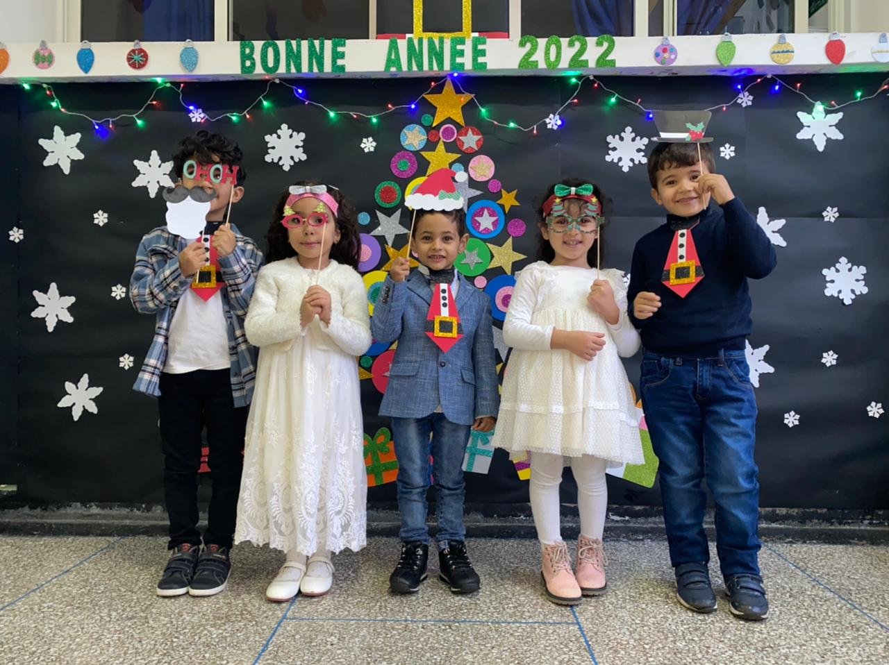 LES ÉLÈVES DE LA MATERNELLE FÊTENT L'ARRIVÉE DU NOUVEL AN — Écoles Privées L'Union Casablanca