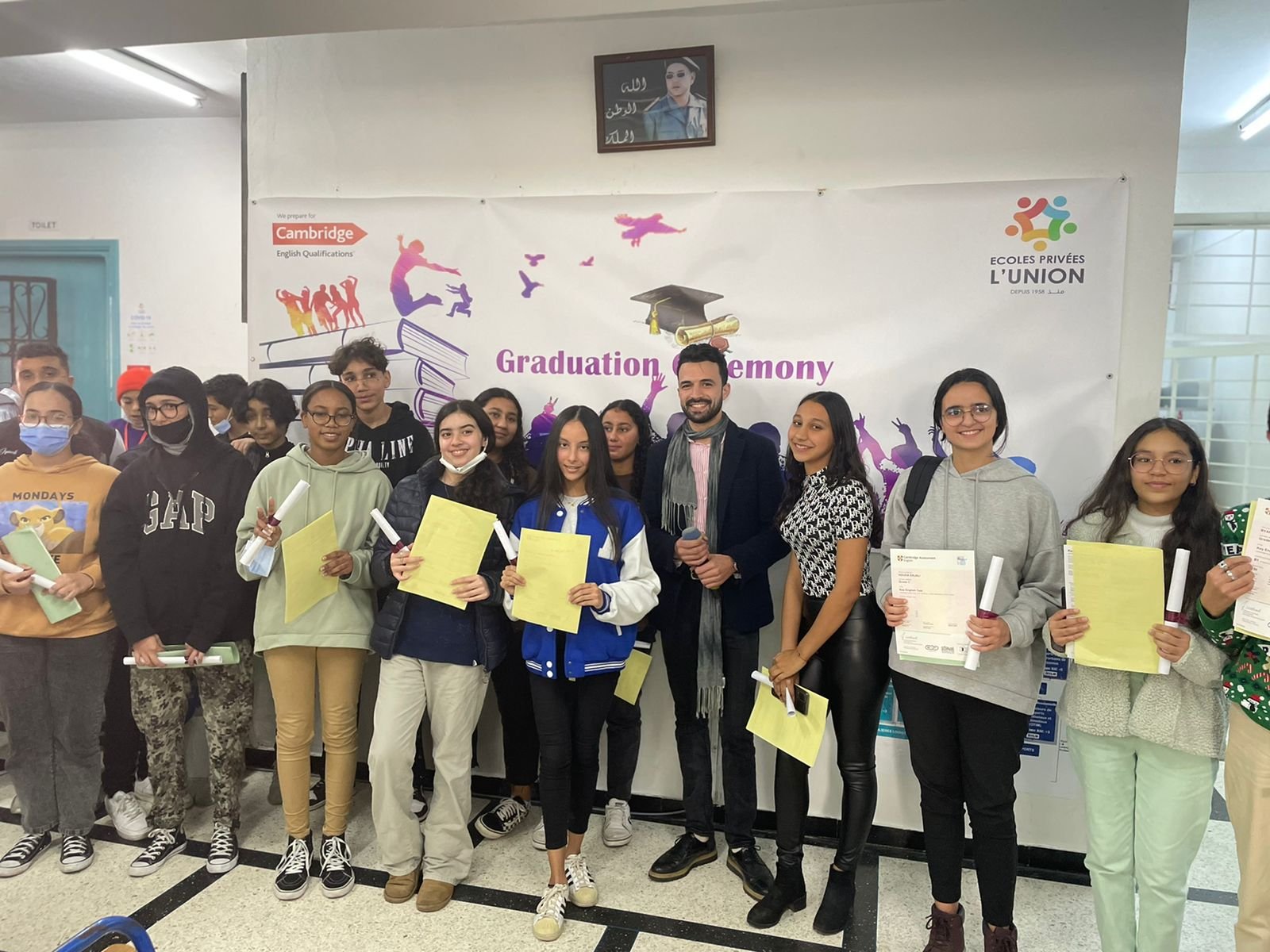 Cérémonie de remise de certificats Cambridge — Écoles Privées L'Union Casablanca