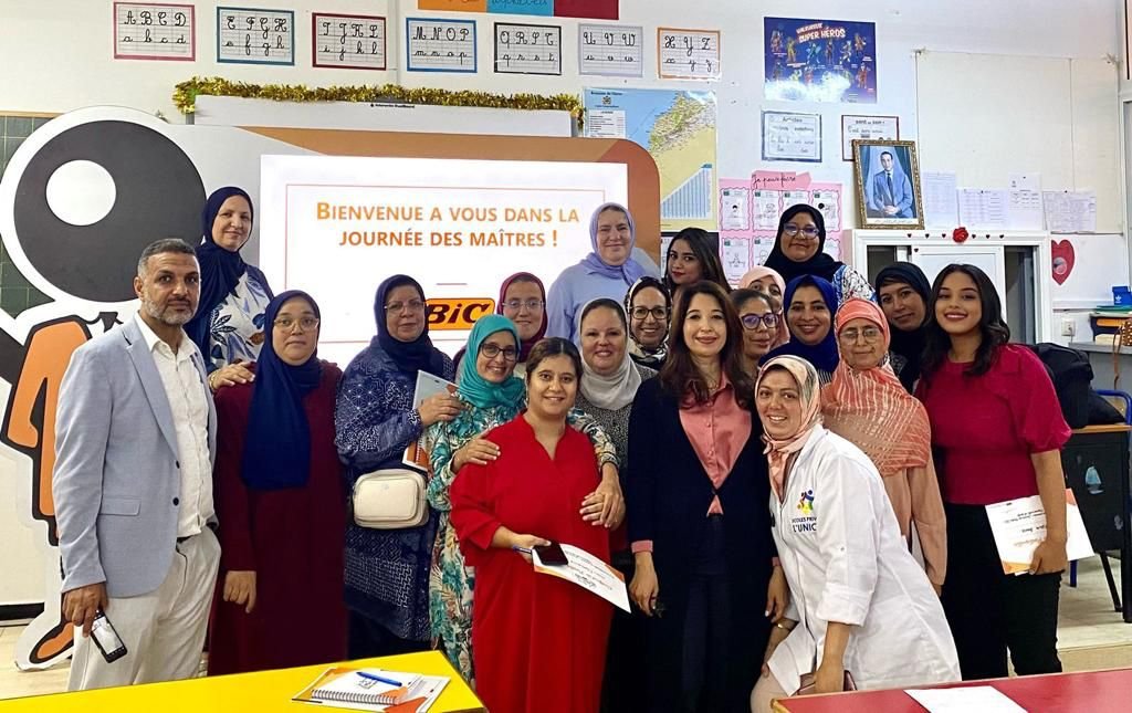 BIC REND HOMMAGE AUX ENSEIGNANTS ET ORGANISE « LA JOURNÉE DES MAÎTRES » — Écoles Privées L'Union Casablanca