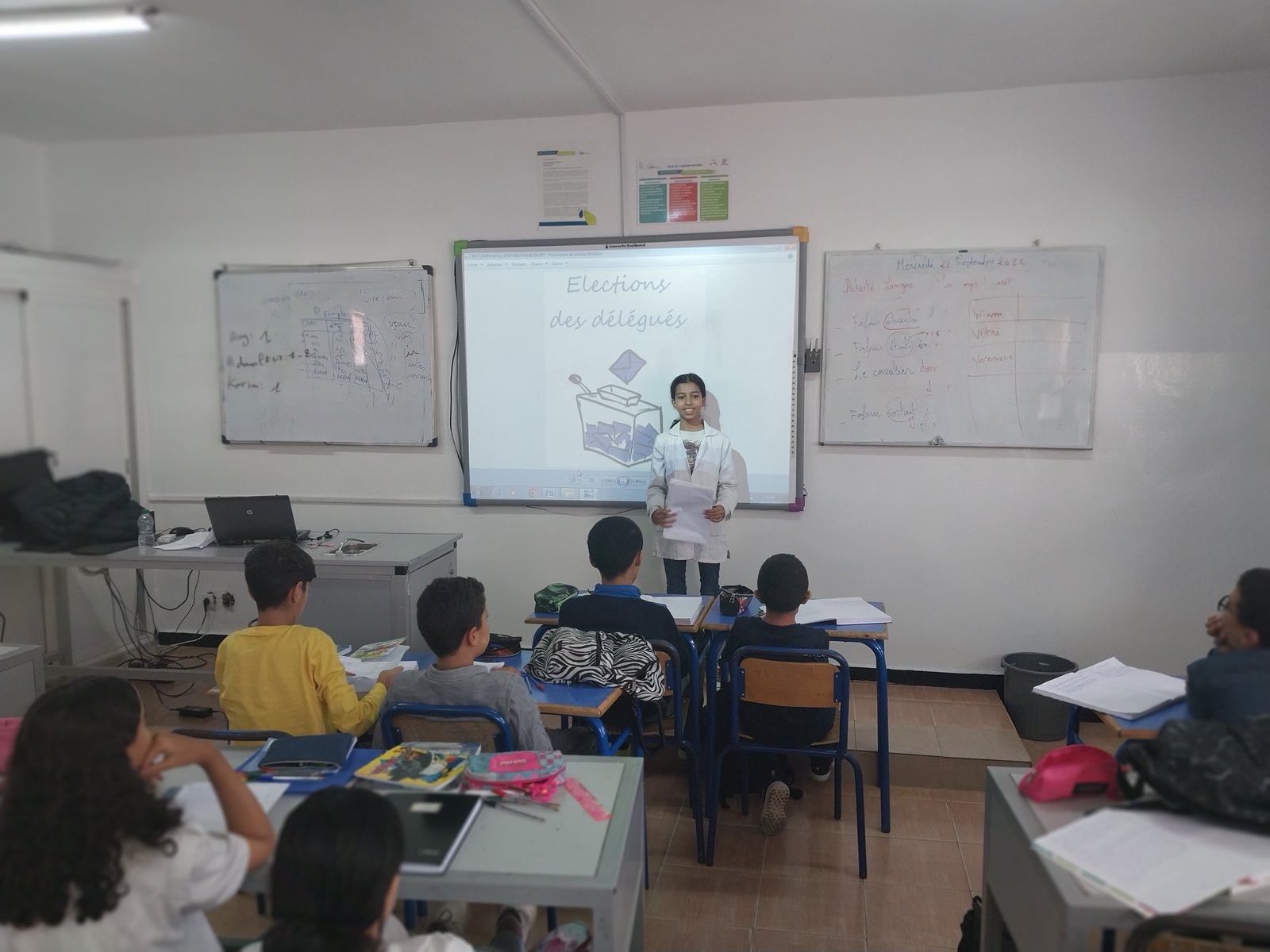 Du Lundi 26 au vendredi 30 septembre 2022  Elections des délégués de classe (Niveau collégial) — Écoles Privées L'Union Casablanca
